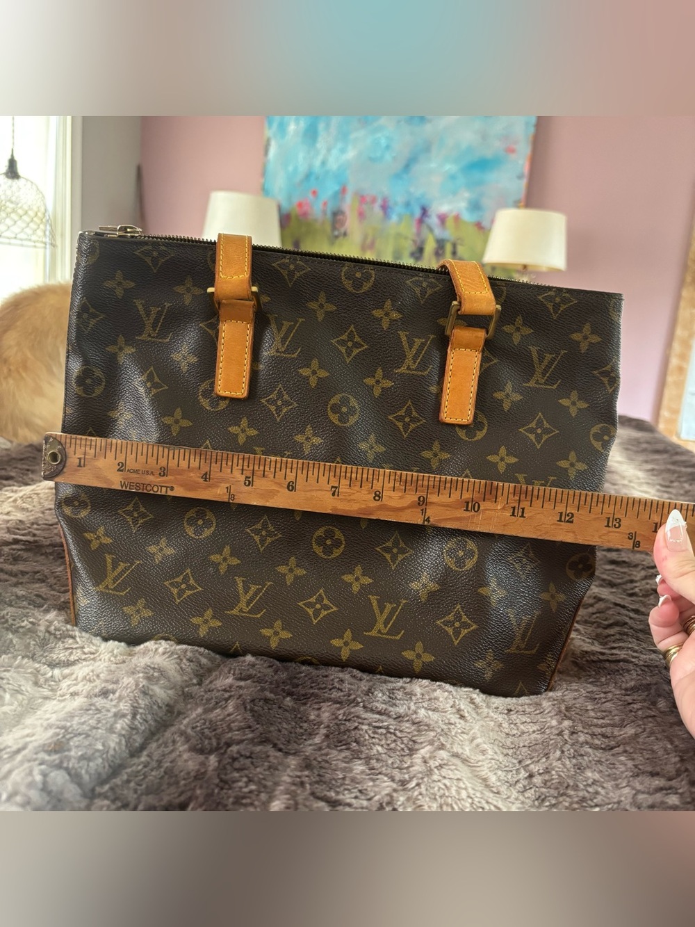 Louis Vuitton Monogram Cabas Piano shoulder bag - Picture 3 of 13